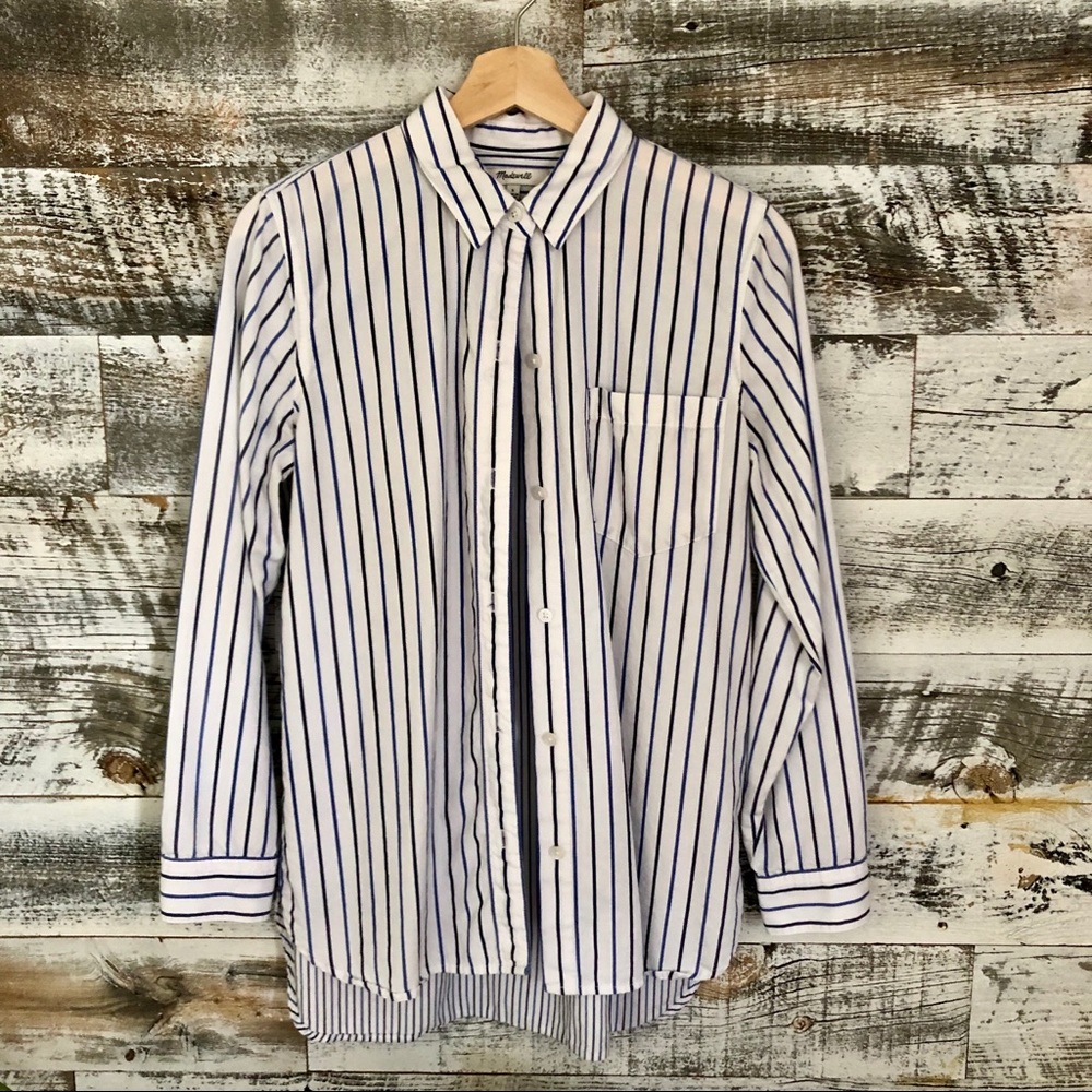 Price Drop! Madewell Striped Button Down